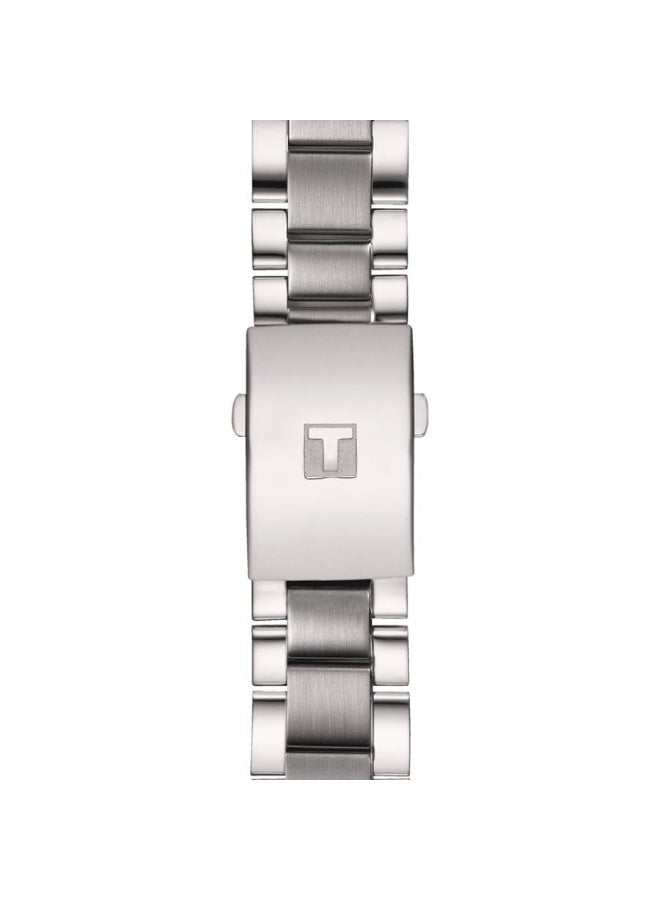 TISSOT Chrono XL Classic Grey Dial Silver Steel Strap Watch for Men T116.617.11.057.01 - Image 4